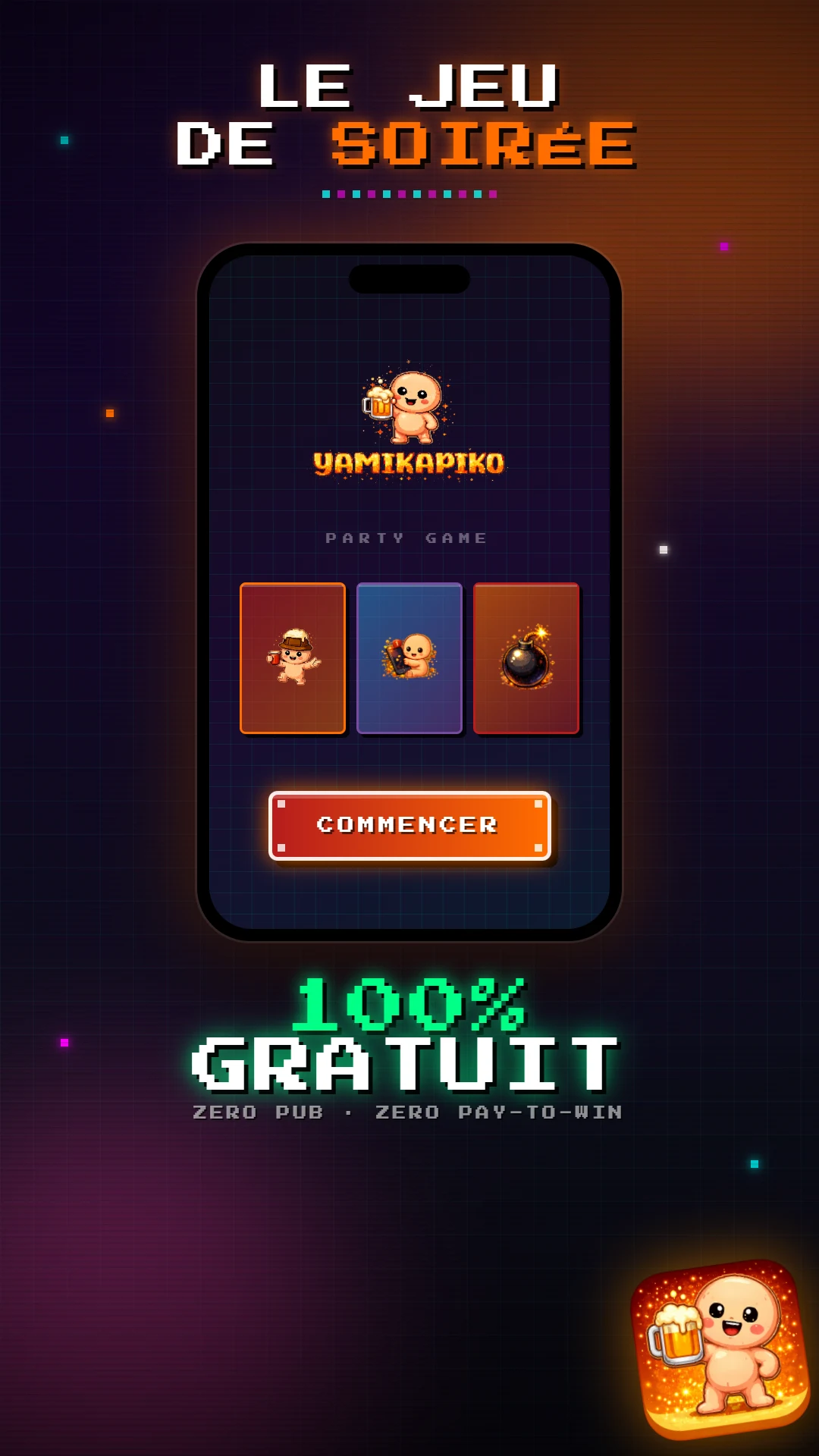 Yamikapiko - Jeu de soirée screenshot